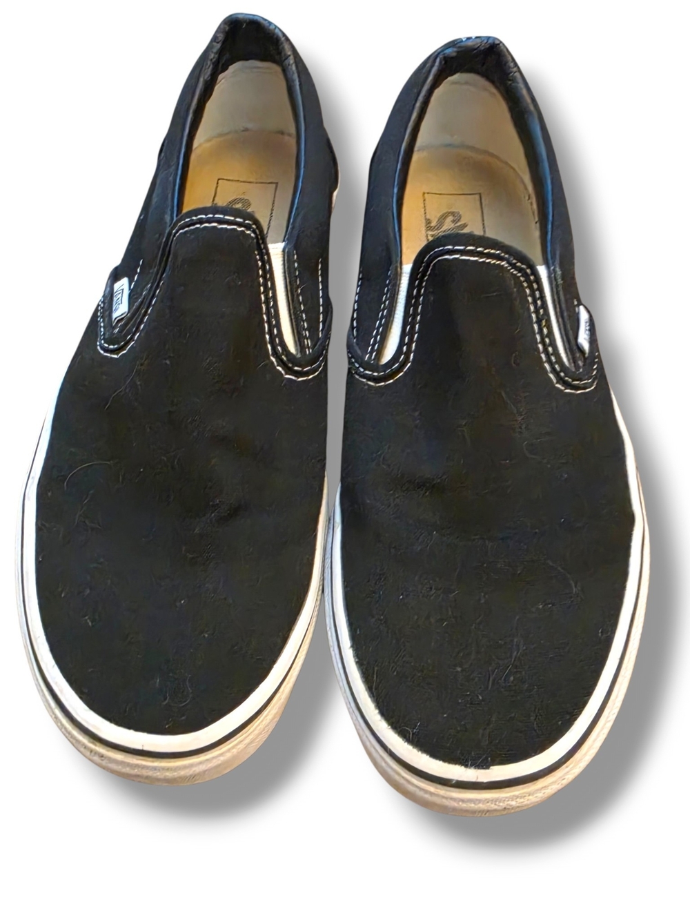 Vans Unisex Classic Slip-On - Black/white Check Men 8 Wimen 9.5